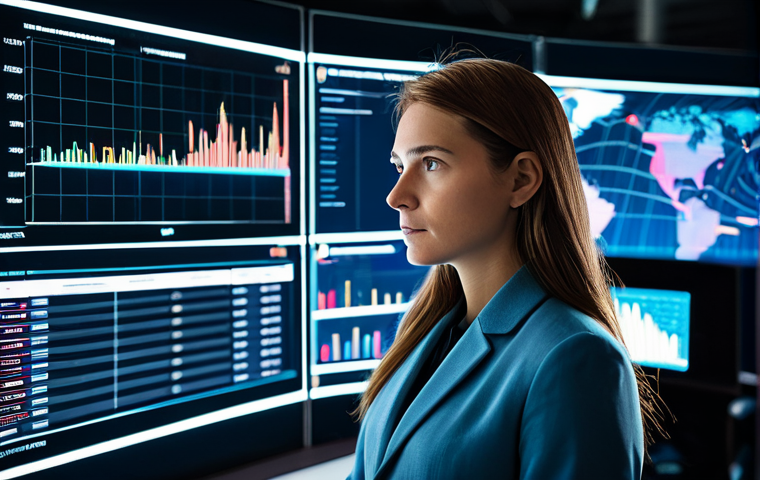 A focused professional, gender-neutral, wearing a modest business casual outfit, meticulously analyzing a holographic display showing complex game strategy data and financial charts. The scene is set in a clean, modern, and high-tech office environment, with digital interfaces and glowing data streams in the background. The individual has a serious, contemplative expression. High-resolution, professional photography, soft studio lighting. perfect anatomy, correct proportions, natural pose, well-formed hands, proper finger count, natural body proportions. fully clothed, appropriate attire, modest clothing, safe for work, appropriate content, family-friendly.