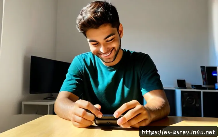 Home 17 블레이드소울 레볼루션 현질 없이 게임 즐기기 - Photorealistic young Spanish-speaking adult gamer in a bright apartment in Madrid, smiling while pla...